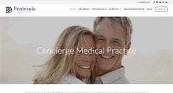 Desktop Screenshot of peninsuladoctor.com